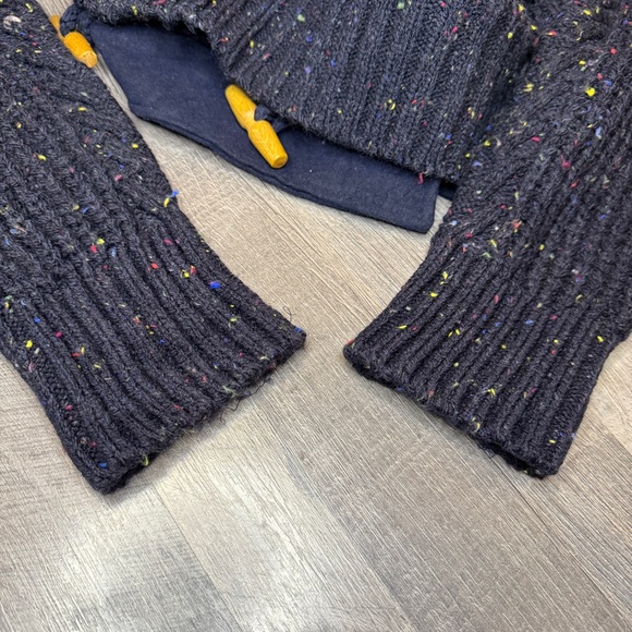 NWT Desigual Two Way Navy Wool Sweater Knit Jacket Coat - Medium M - Picture 14 of 16